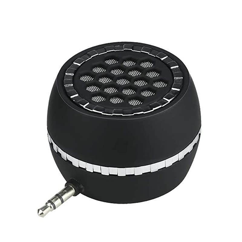 Mini Portable Wireless Speakers 3W Mobile Phone Plug in Speaker Linein Speaker with 35mm Aux Audio Jack Plug in Clear Bass Micro USB Port Audio Dock for iPhoneSmart Phone iPad Computer