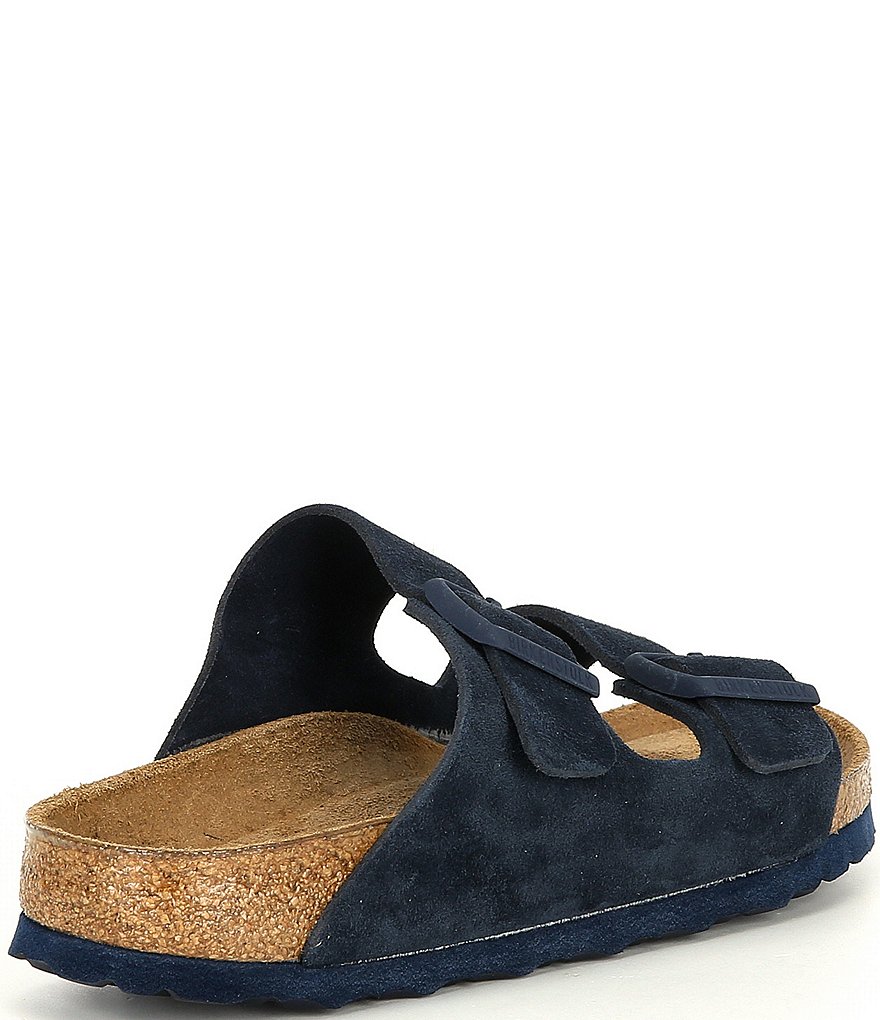 Birkenstock Women's Arizona Suede Dual Adjustable Buckle Strap Sandals