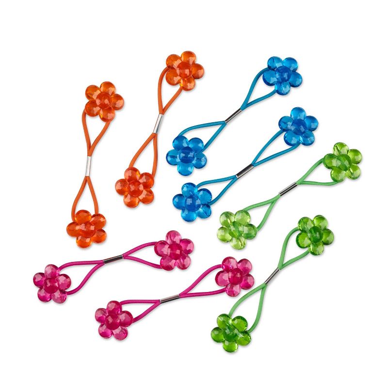 scunci Twin Bead Ponytailers - 8pk