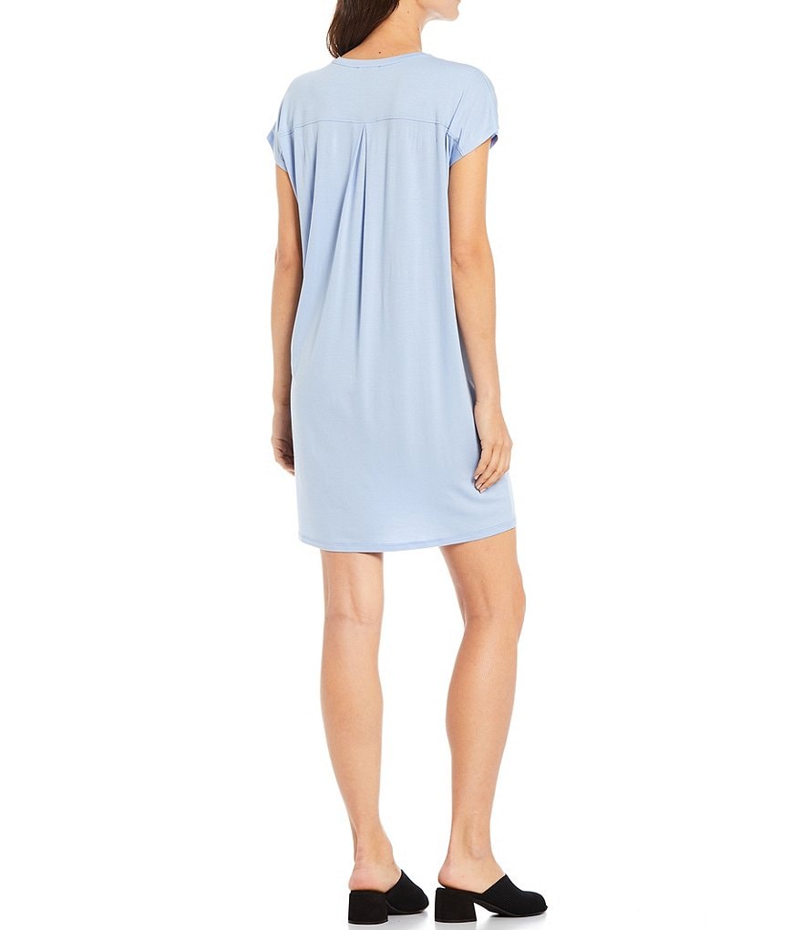 Sugarlips Animal Print Tie Sleeve Ruffle Hem Mini Dress