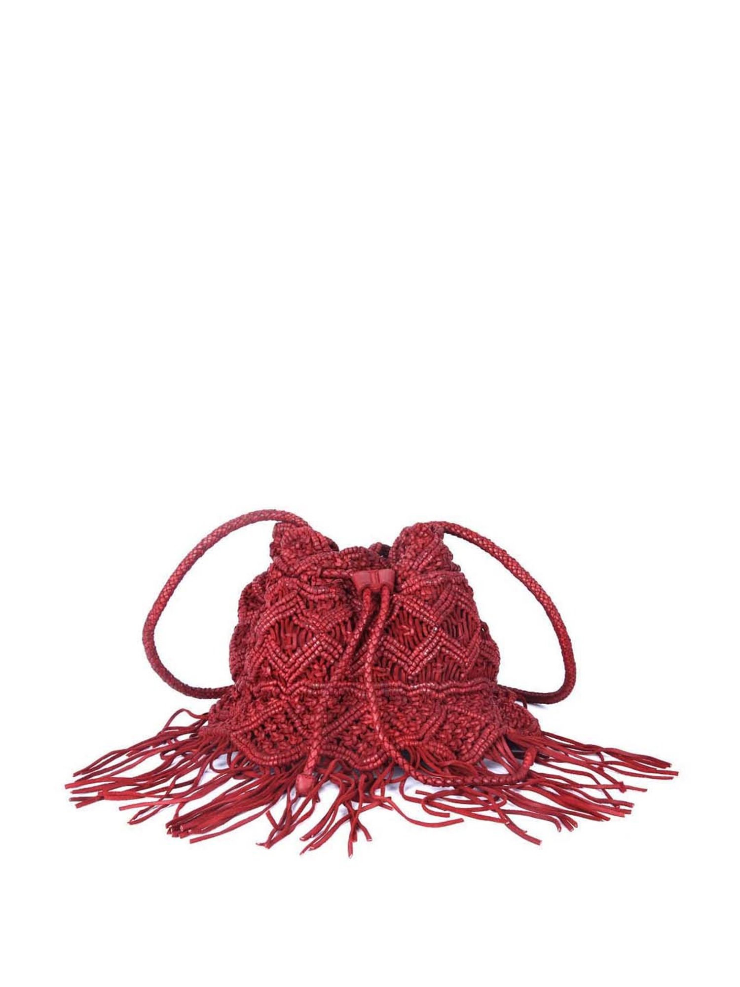 KOMPANERO Red Textured Medium Sling Handbag