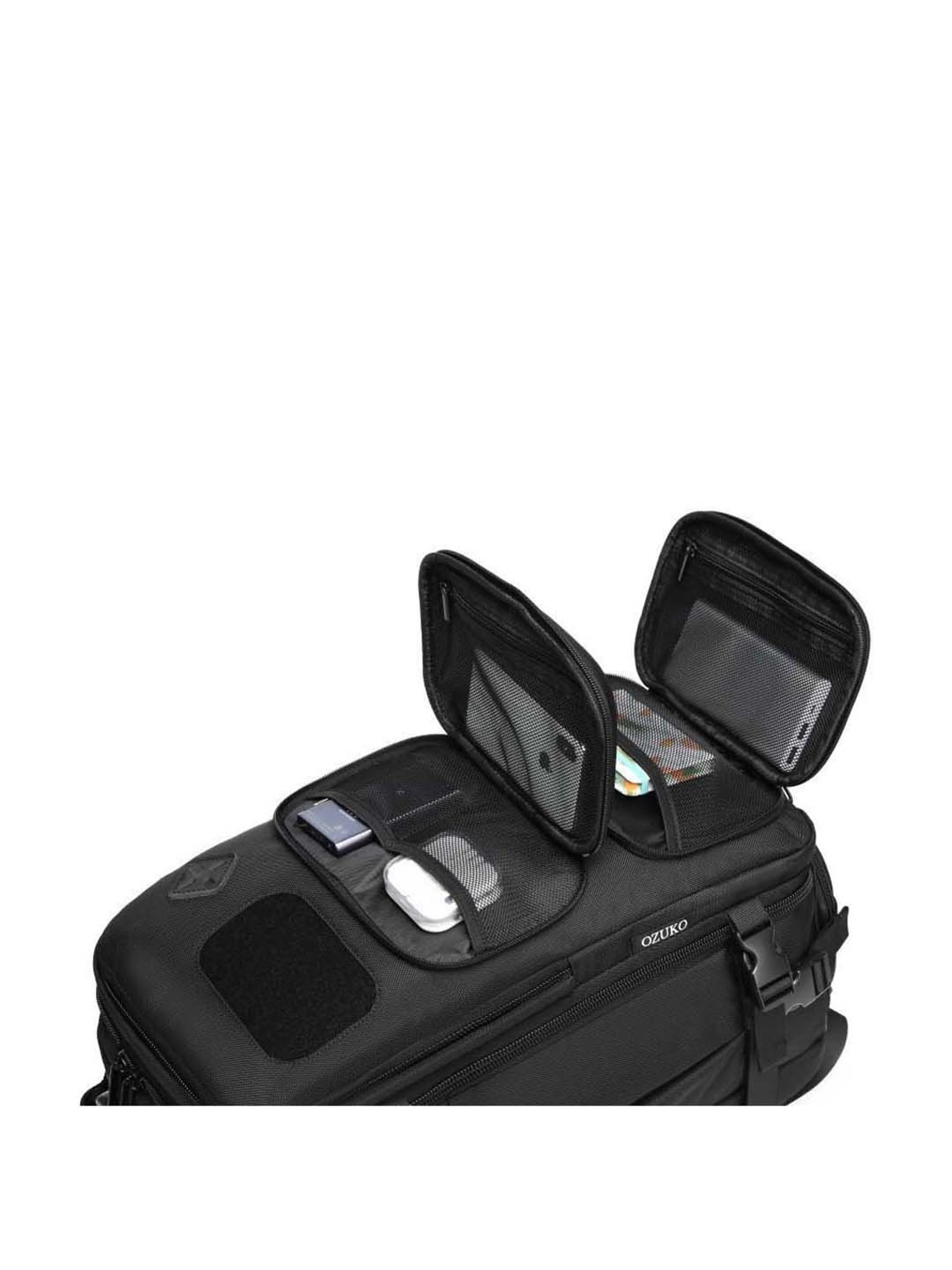 Ozuko Equivoyage Black Soft One Size Backpack