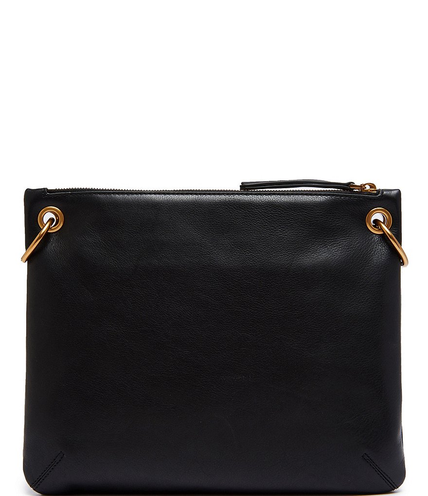 Margot Kiera Double Zip Leather Crossbody Bag