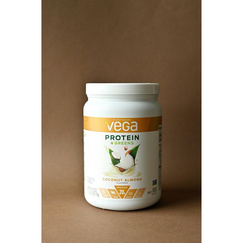 Vega Protein & Greens Vegan Protein Powder - Coconut Almond - 18.3oz