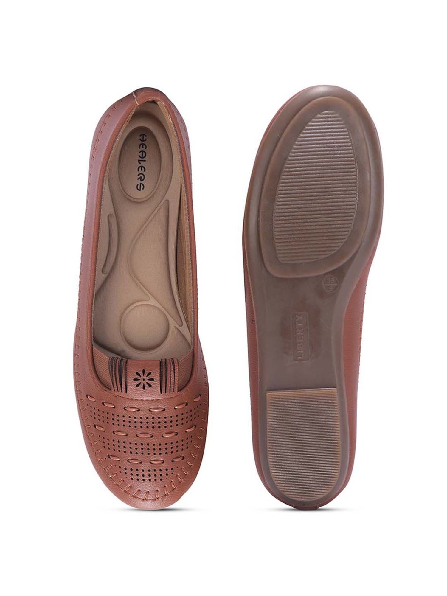 Healers by Liberty Women's Tan Flat Ballets