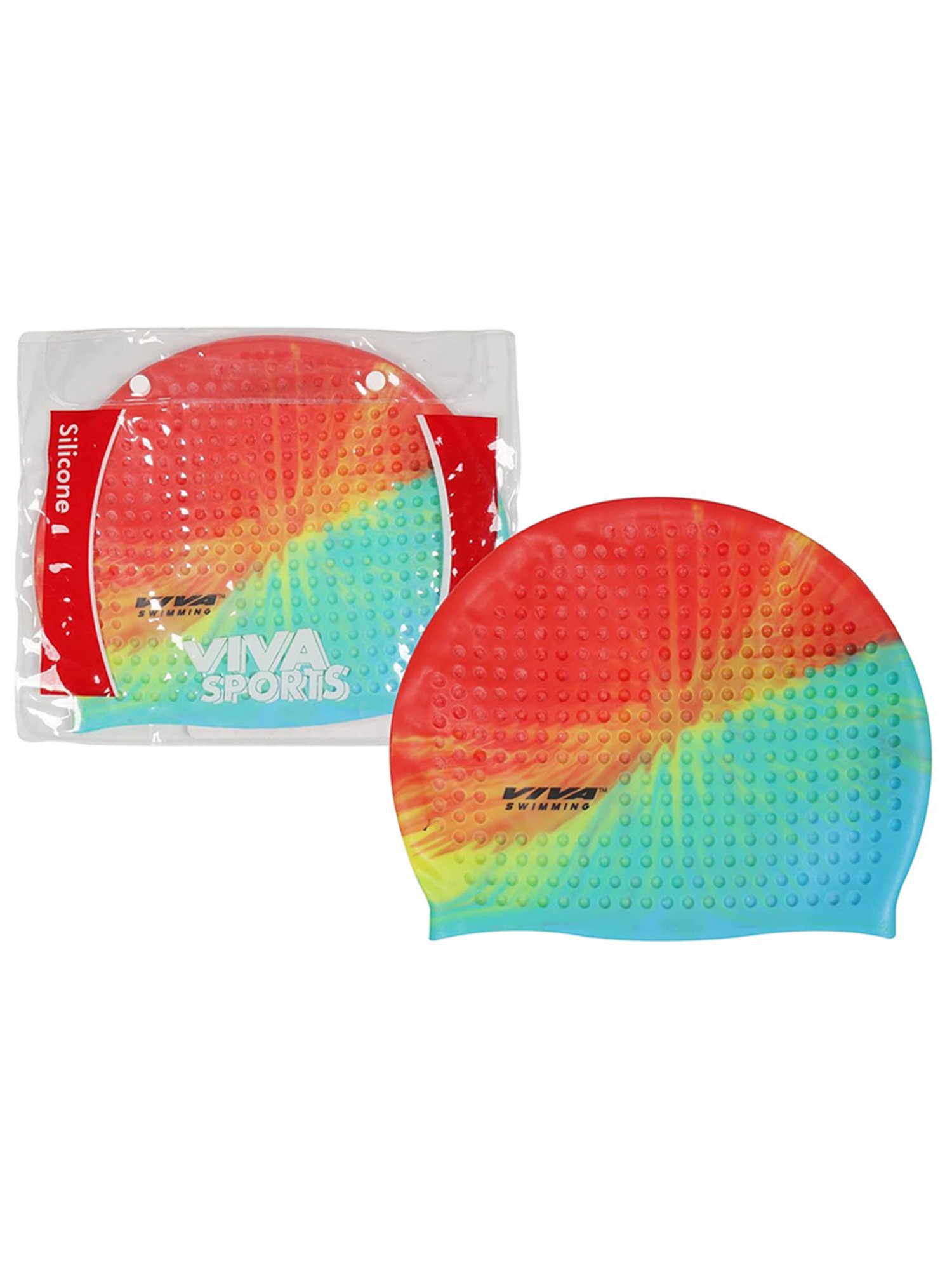 Viva Swimming Rain Drop High Performance Full Head and Ear Cover (Multicolor)
