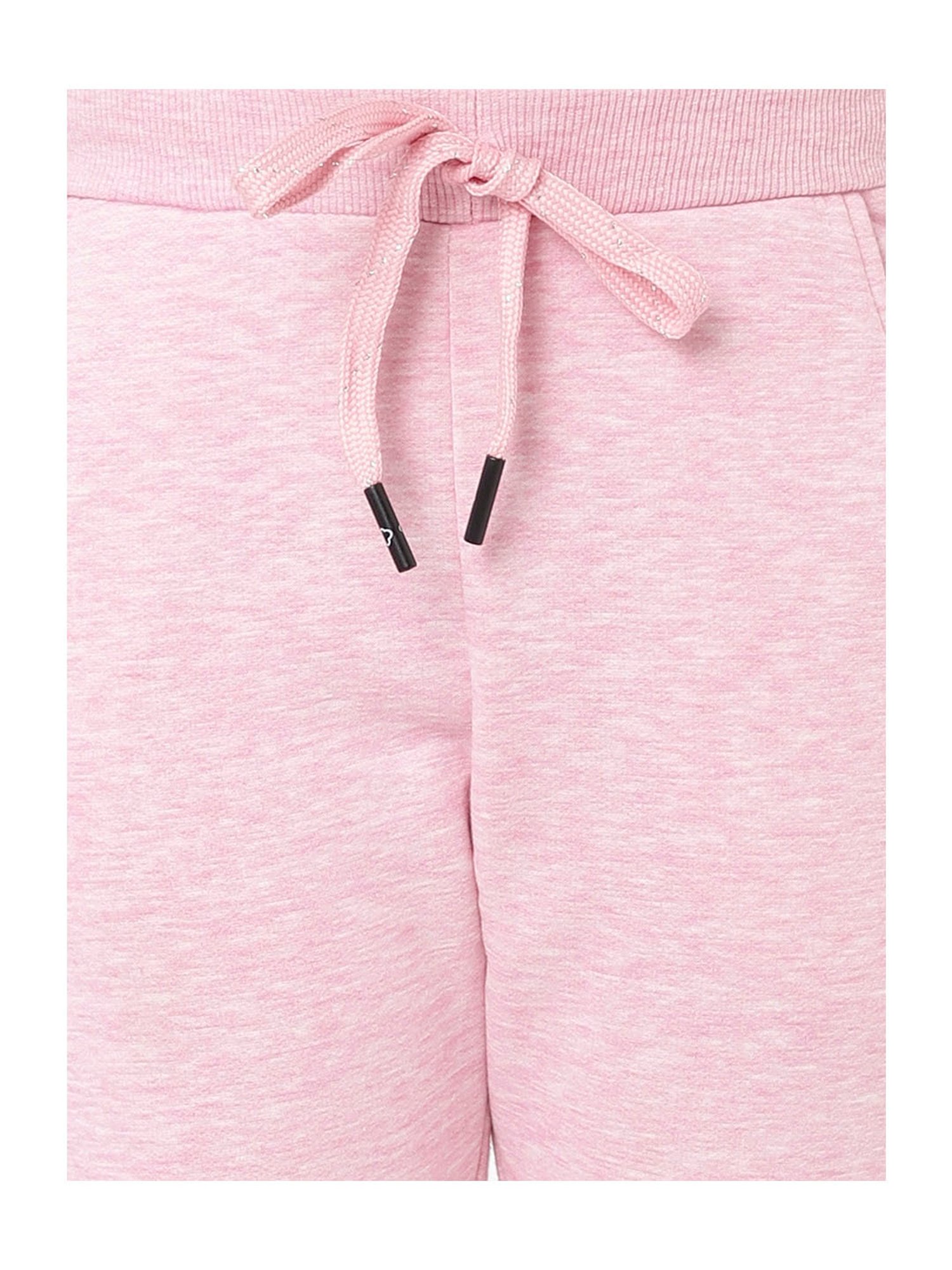 Sweet Dreams Kids Light Pink Printed Full Sleeves Tracksuit