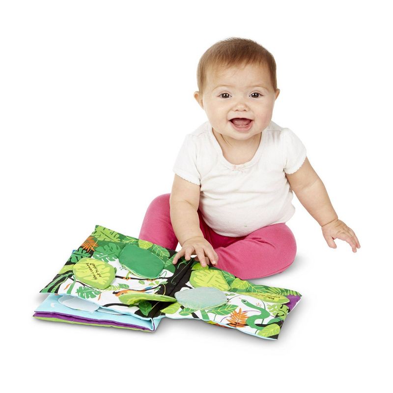 Melissa & Doug Soft Activity Baby Book - The Wonderful World of Peekaboo!
