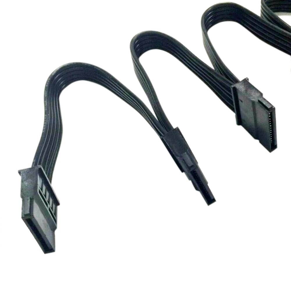 PCI-E 6Pin 1 Male to 4 SATA Modular Power Supply Cable Corsair RM850 RM1000