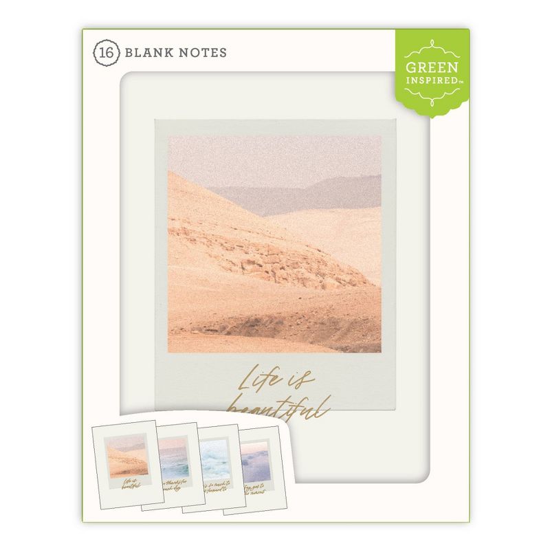 16ct Assorted Blank Polaroid Note Cards