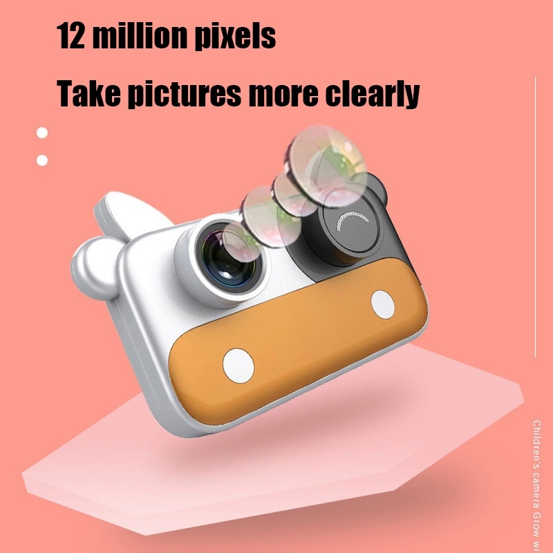 Kids Camera, Cow WIFI Kids Camera Mini SLR Cartoon Digital Camera