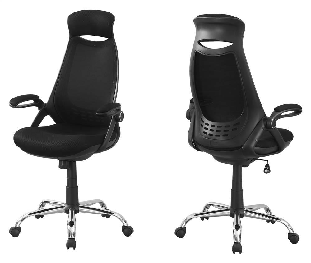 Monarch Adjustable High Back Office Chair in Black