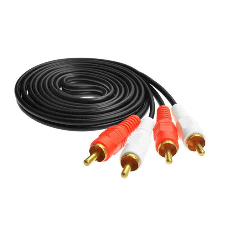 2 RCA Jack Stereo Dual RCA Audio Speaker Male to Male Patch Cable 1.5m 3m 5m 10m