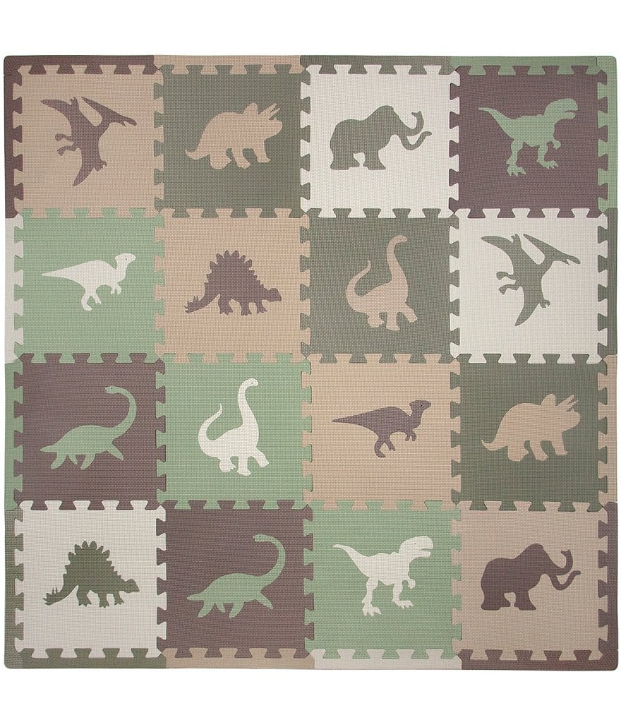 Tadpoles 16 Piece Foam Playmat Set, Dinosaur