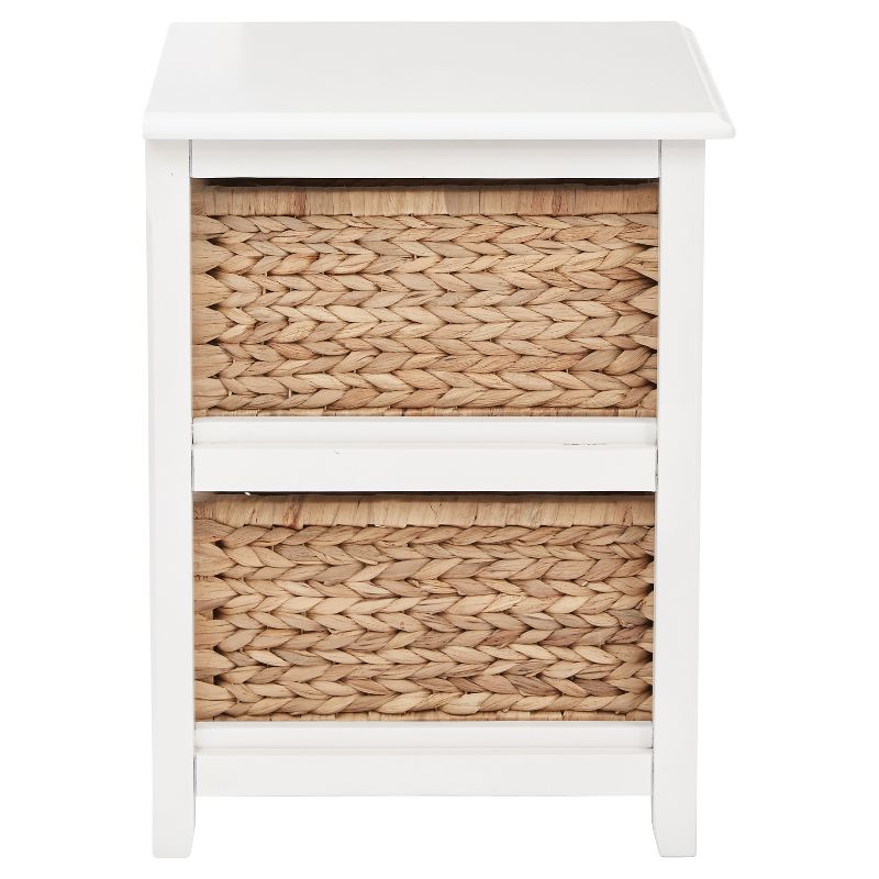 Seabrook Two Storage Unit White - OSP Home Furnishings