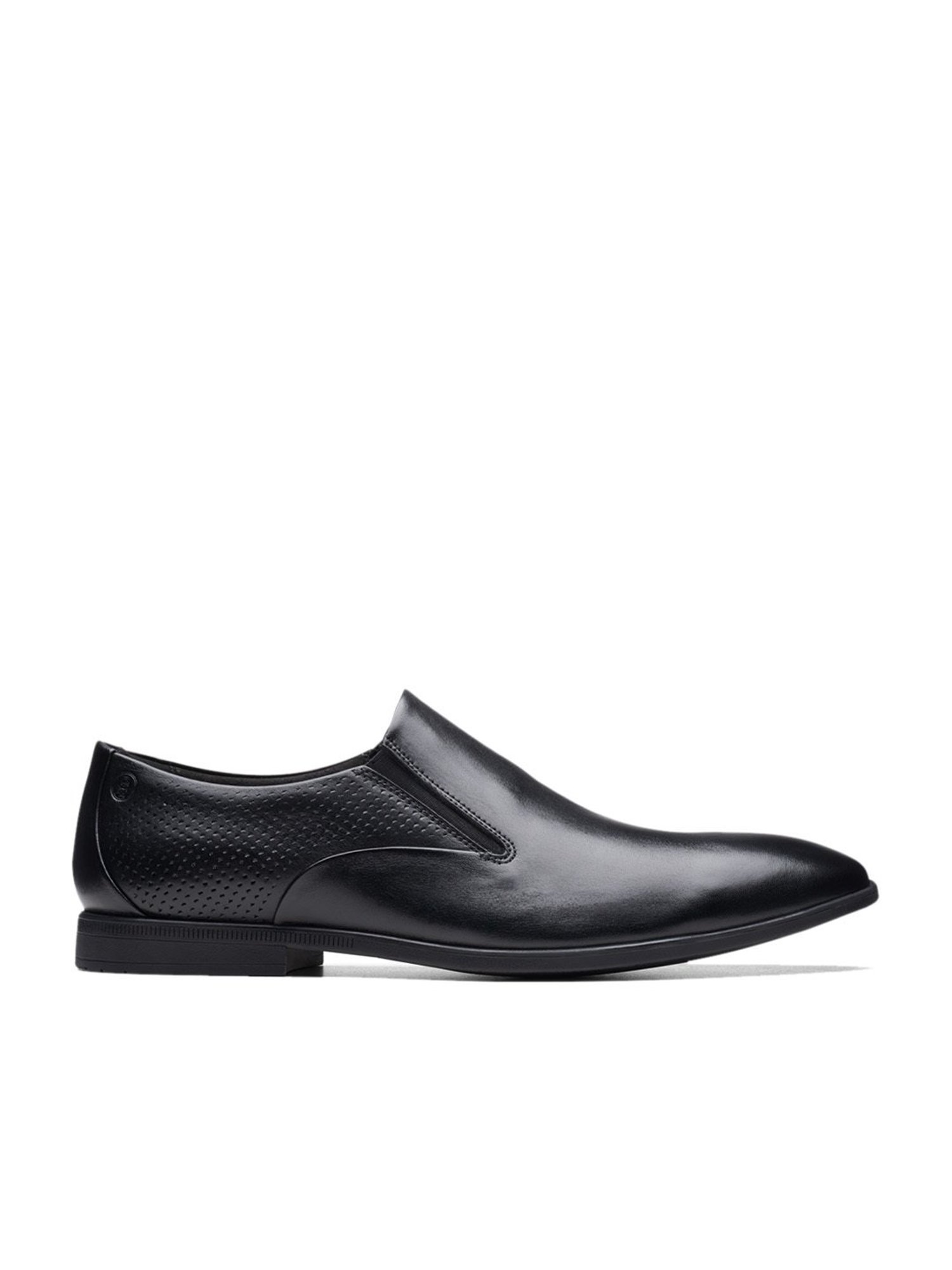 Clarks Men's Boswyn Black Loafers