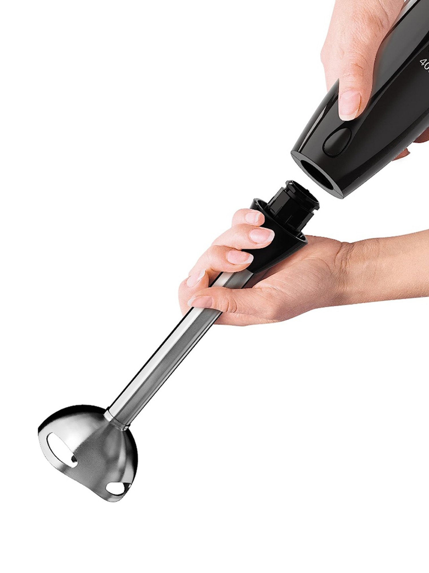 Bosch 400 Watts Steel Leg Hand Blender With Beaker And Chopper (Black)
