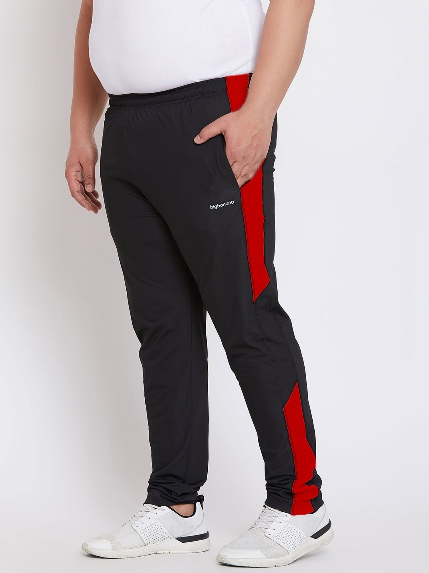 Bigbanana Black Regular Fit Trackpants