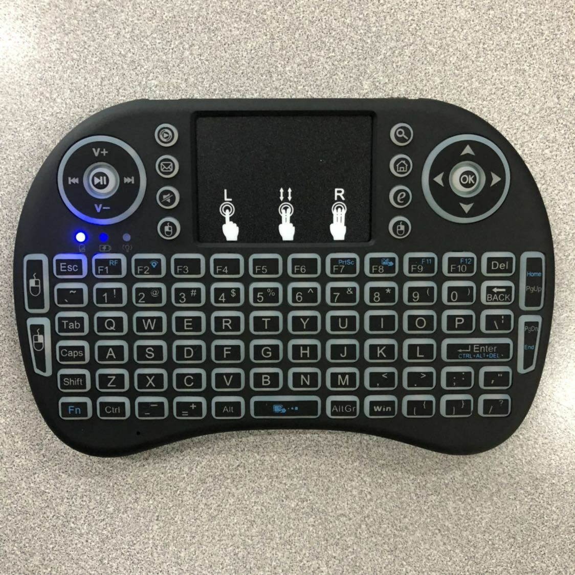 Mini 3 Backlit i8 2.4GHz Wireless Keyboard for Respberry LG TV Box Android PC