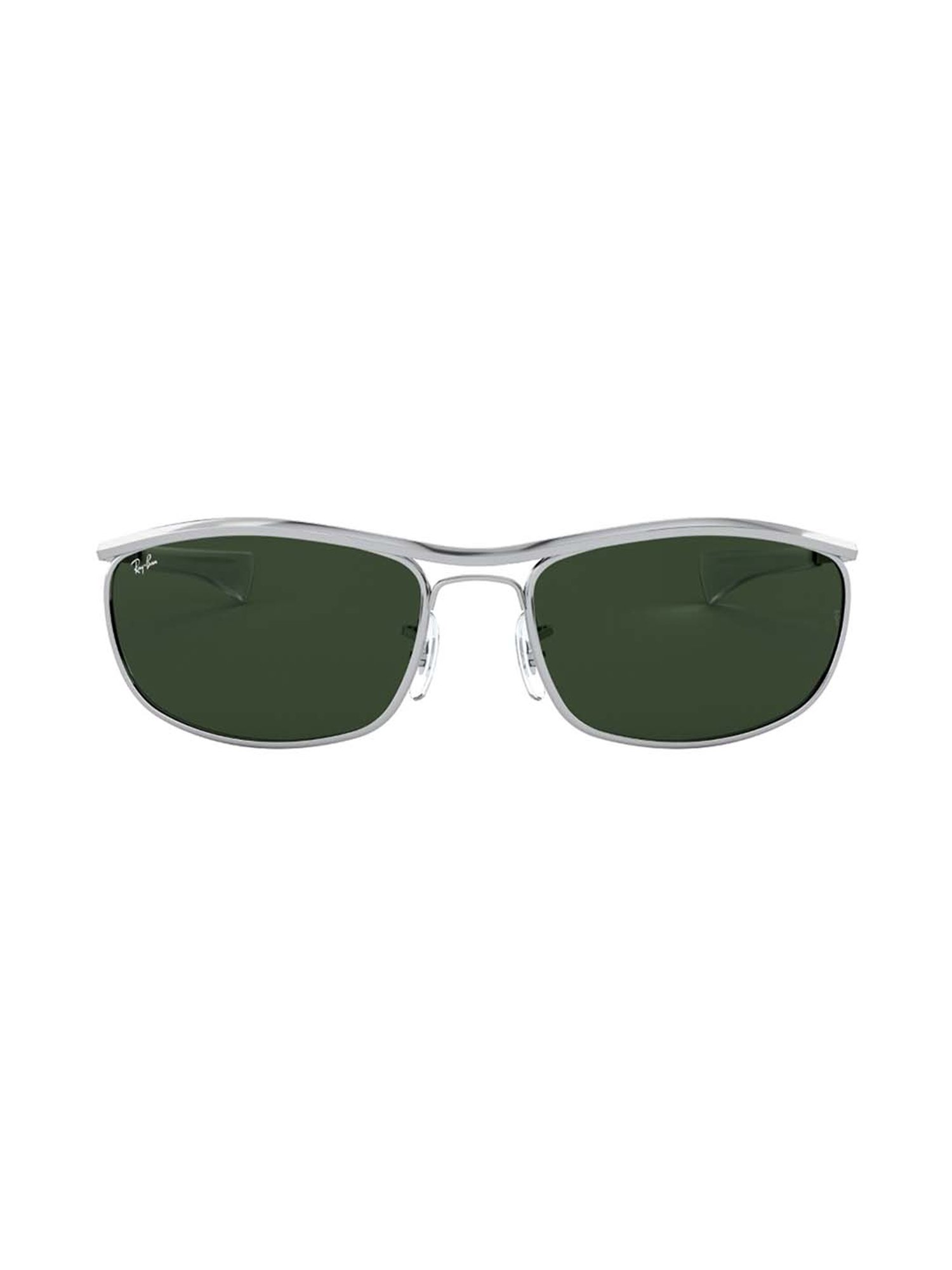 Ray-Ban Unisex UV Protected Green Lens Oval Sunglasses - 0RB3119M003/3162