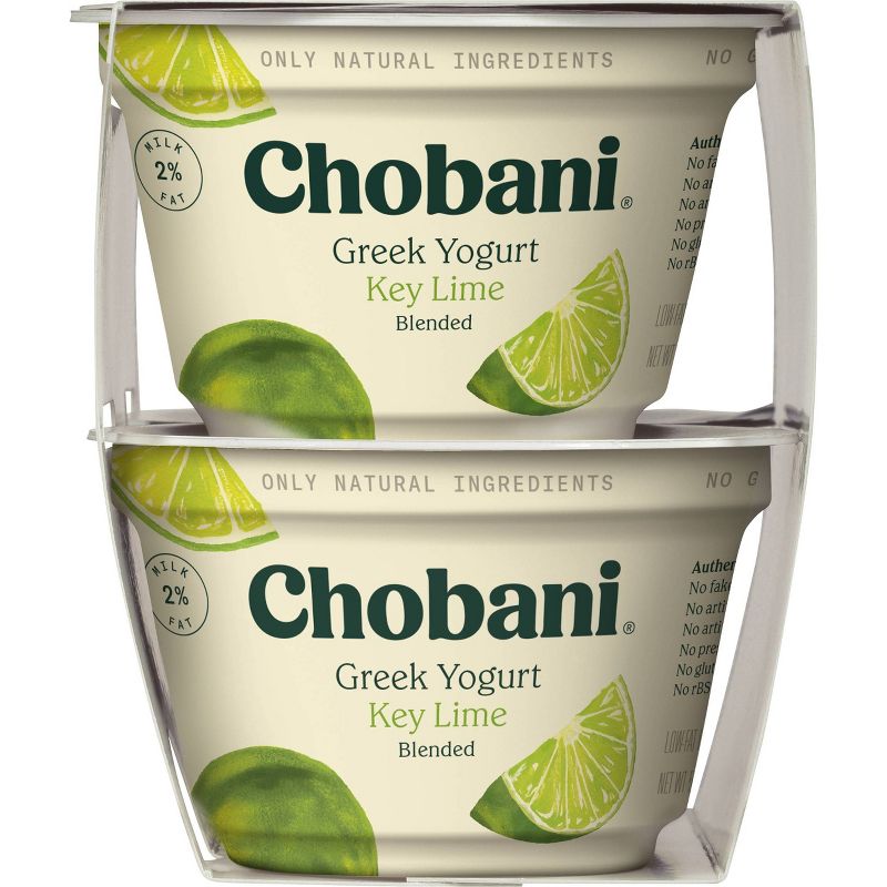 Chobani Key Lime Blended Non-Fat Greek Yogurt - 4pk/5.3oz