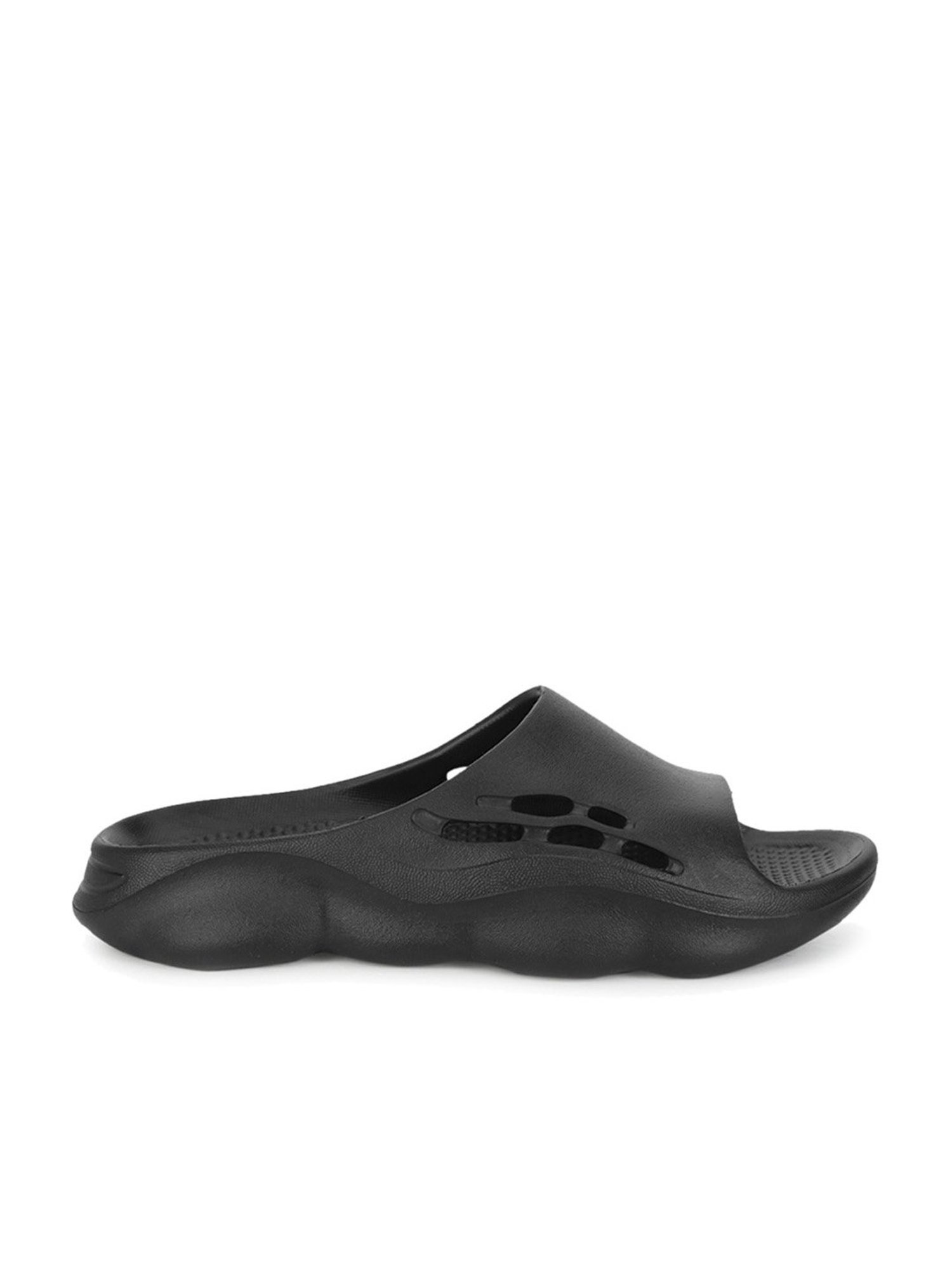 Yoho Men's Dolphy Classic Black Slides