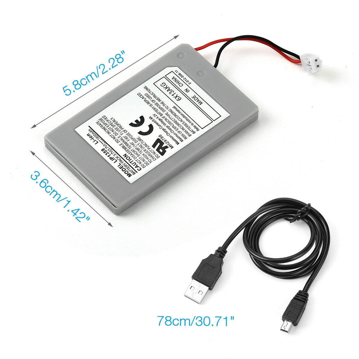 For  Playston 3 PS3 Wireless Controller Replacement Battery 3.7V 1800mAh