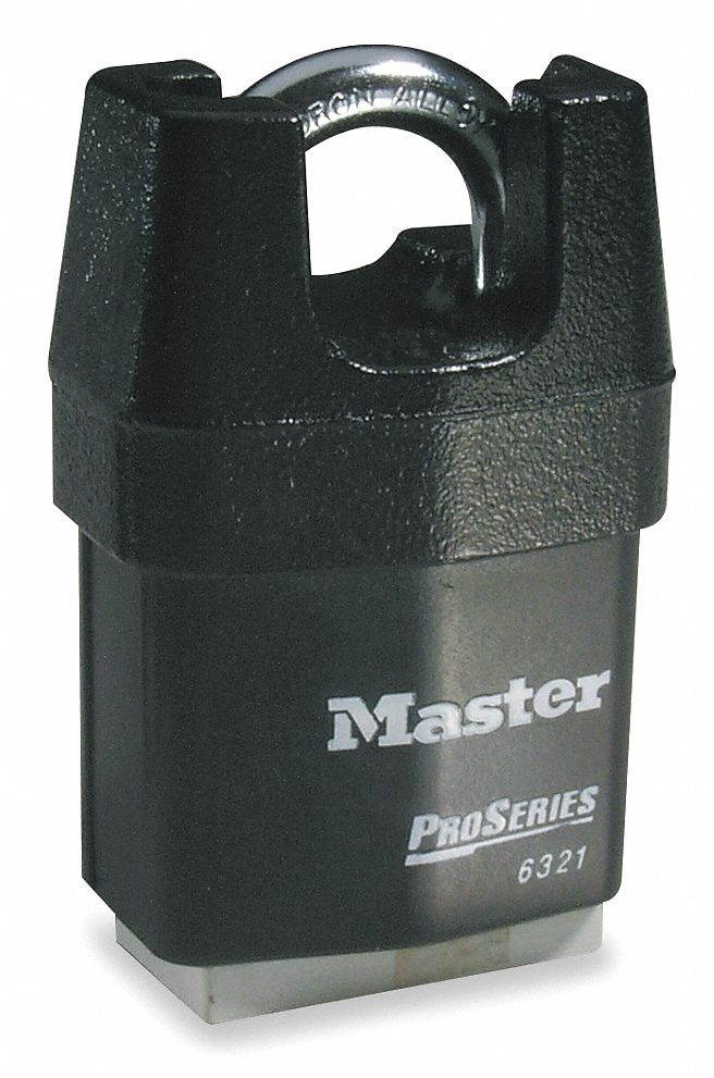 Hidden Shackle Padlock, 3/4 In H, KA