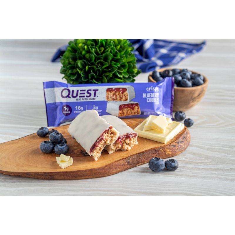 Quest Hero Protein Bar - Blueberry Cobbler - 4ct