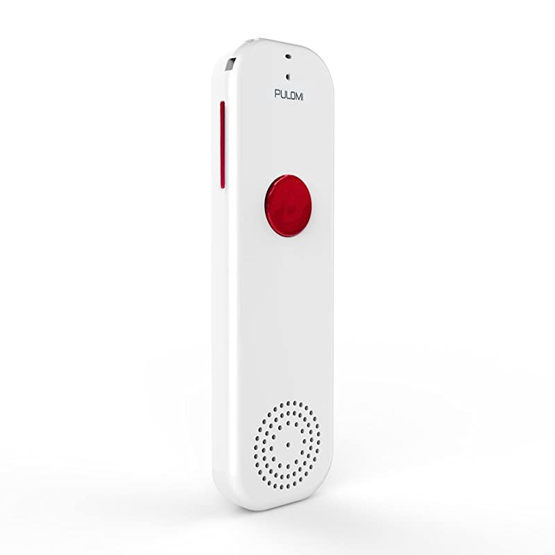 Easy Trans Smart Language Translator Device Electronic Pocket Voice Bluetooth 52 Languages for Learning Travel Shopping Business Fit for Apple iPhone Android White Red