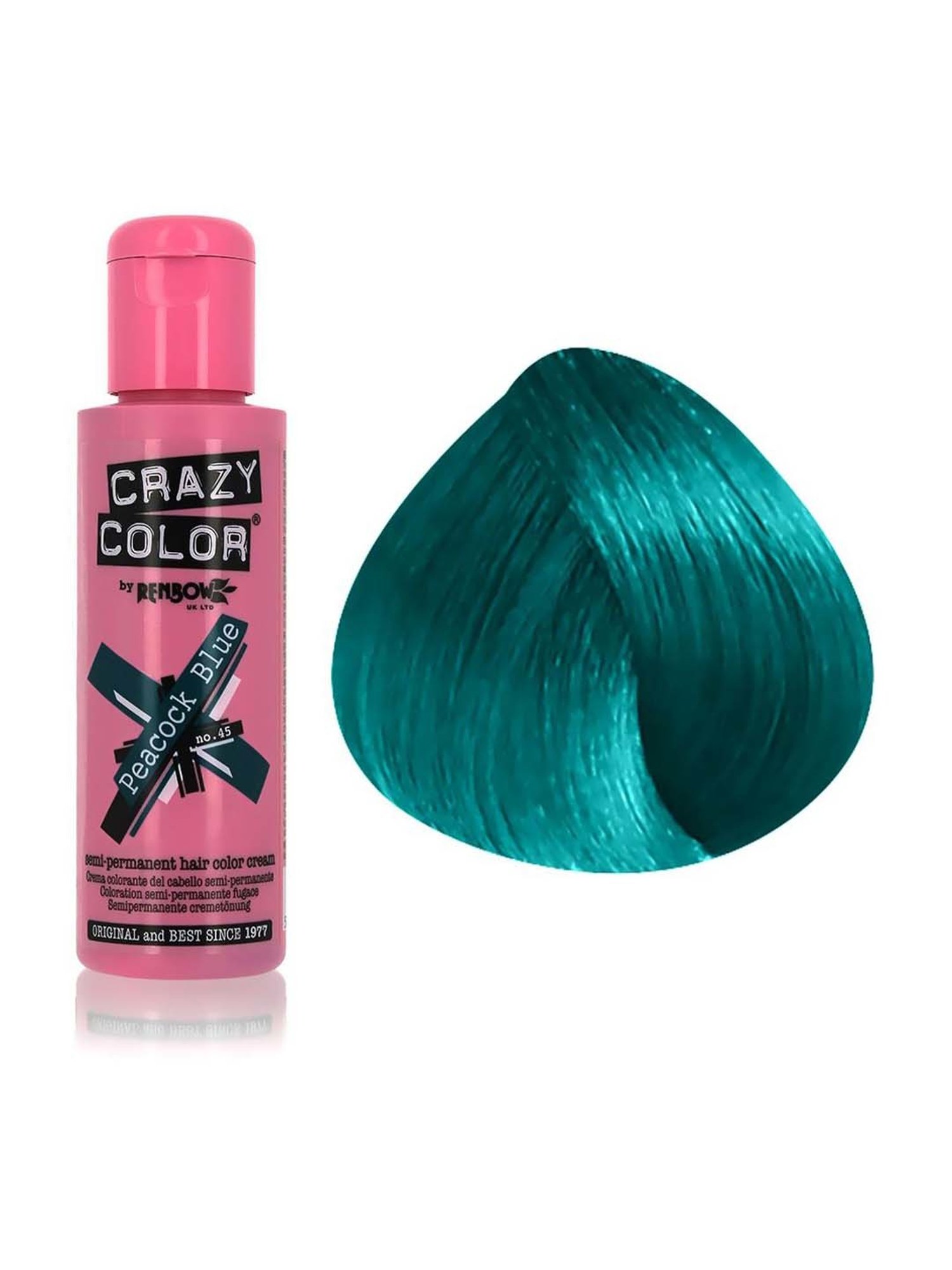 Crazy Color Peacock Blue-45 - 100 ml
