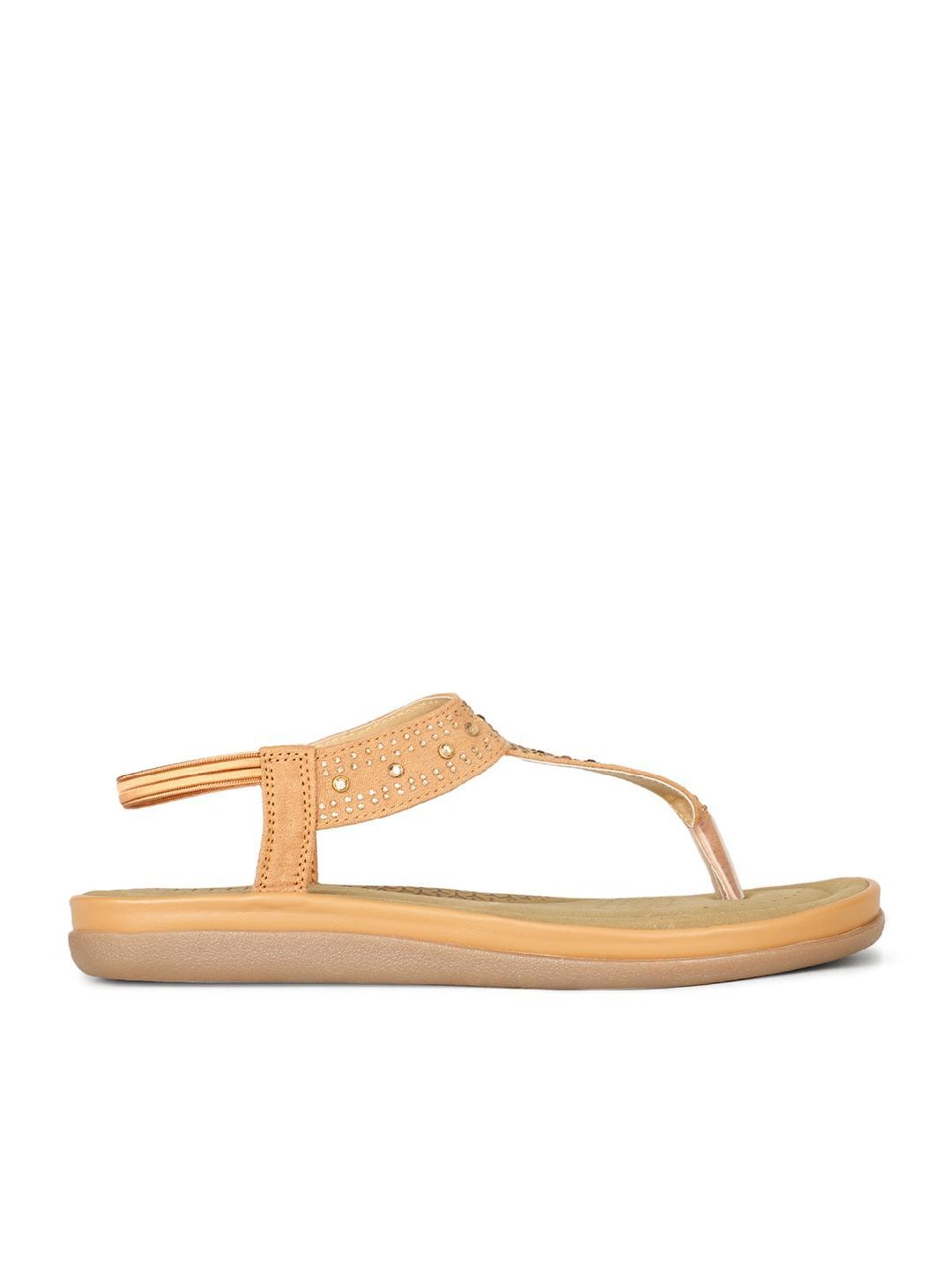 Bata Women's Tan Sling Back Sandals