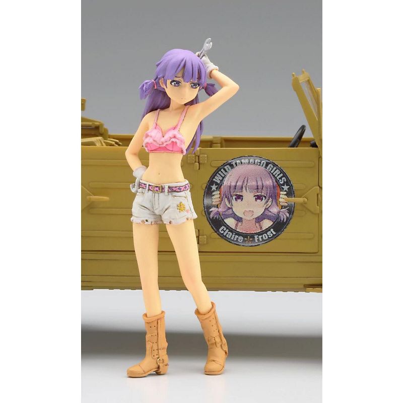 Hasegawa 1/24 Wild Egg Girls KUBELWAGEN TYPE 82 Claire Frost w/ Figure Model Kit