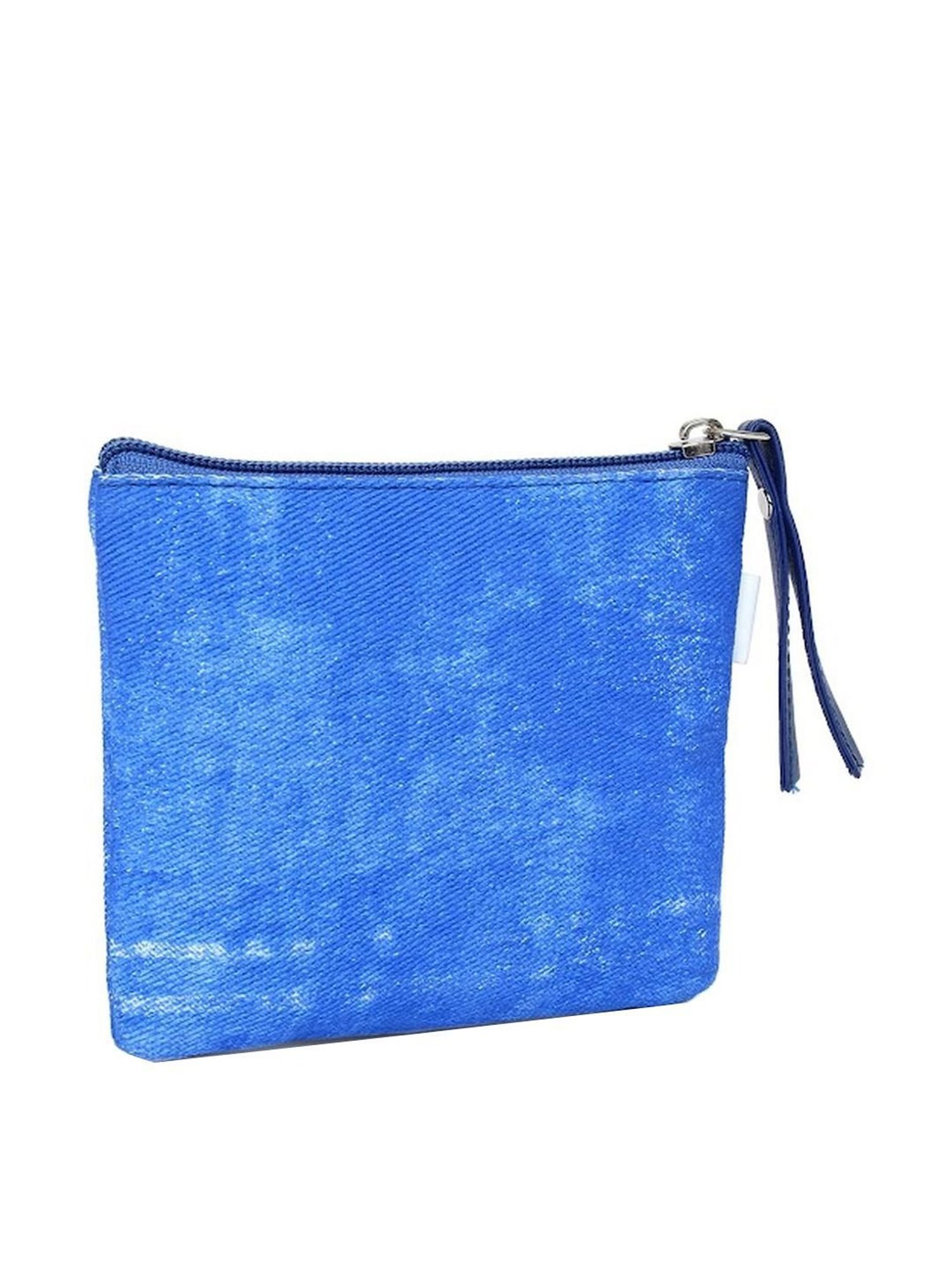 Spice Art Blue Printed Coin Pouch