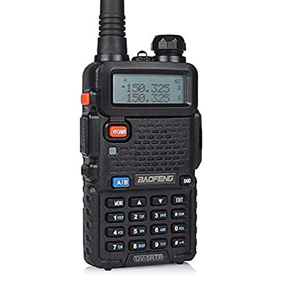 BAOFENG UV-5R Two Way Radio Dual Band, Tri-Power Portable Walkie Talkie with Earpiece