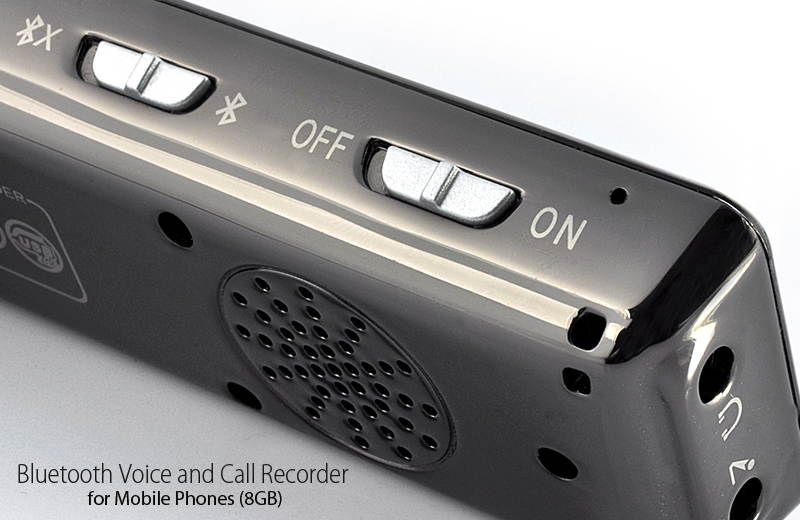 Toptekits One-button Recording Bluetooth Voice and Call Recorder for Cell Phones/Mobile phone(8GB) DVR188