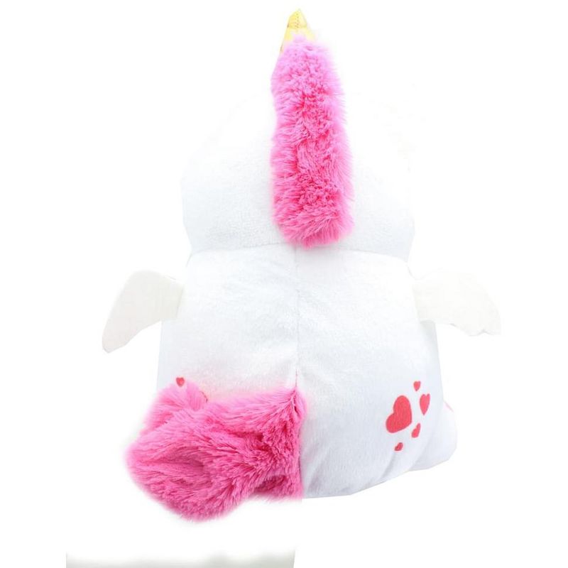 Se7en20 Glitter Galaxy 6-Inch Pink Hair White UniCow Collectible Plush