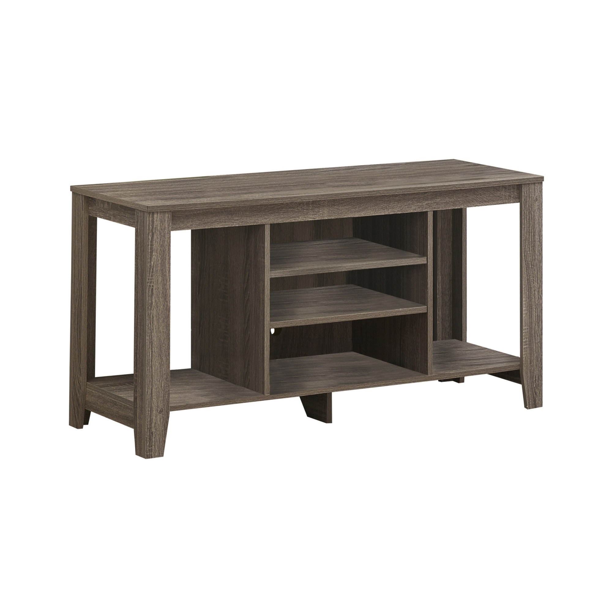 MONARCH I 3528 DARK TAUPE RECLAIMED-LOOK 48"L TV CONSOLE