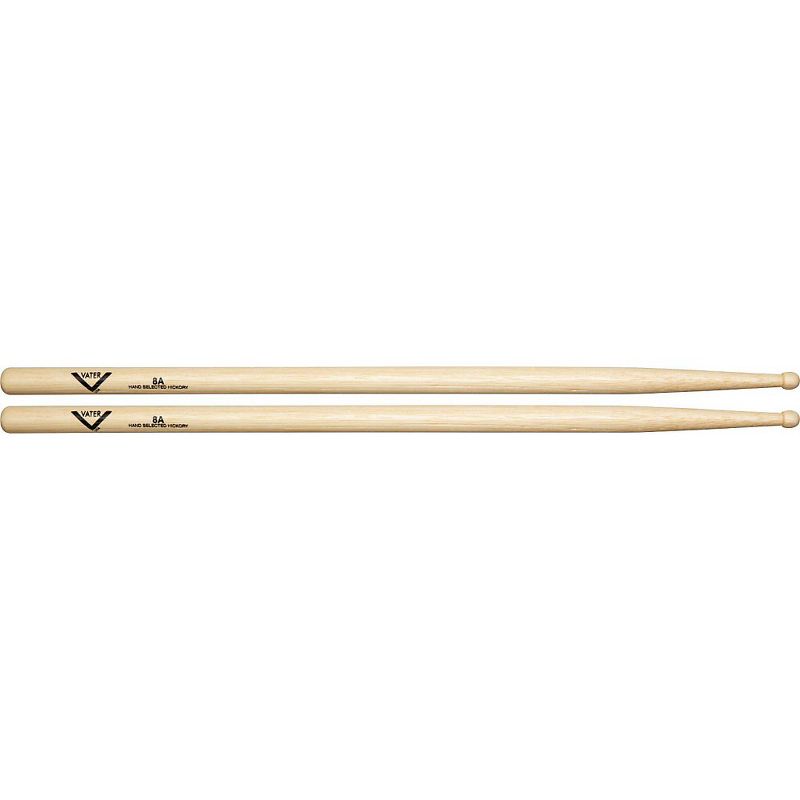 Vater American Hickory 8A Drumsticks Wood