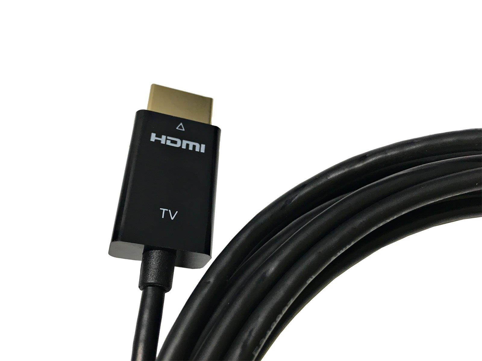 AYA 15Ft (15 Feet) Ultra Slim HDMI Cable with Redmere Supports Ethernet, 3D, 4K and Audio Return