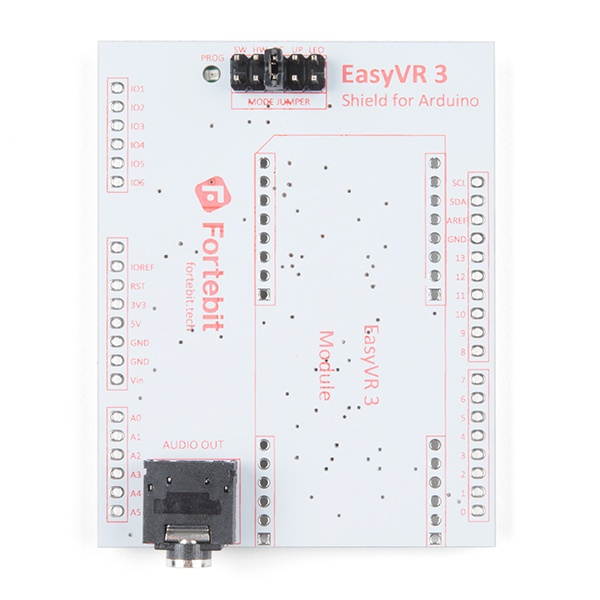 SparkFun EasyVR 3 Plus Shield (Arduino Compatible)