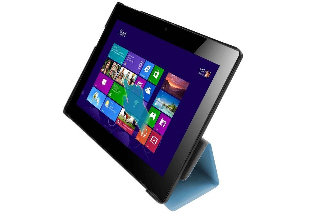 Hellfire Trading Slim Compact PU Magnetic Leather Case for Lenovo Tab 10 A3-A30 - Purple