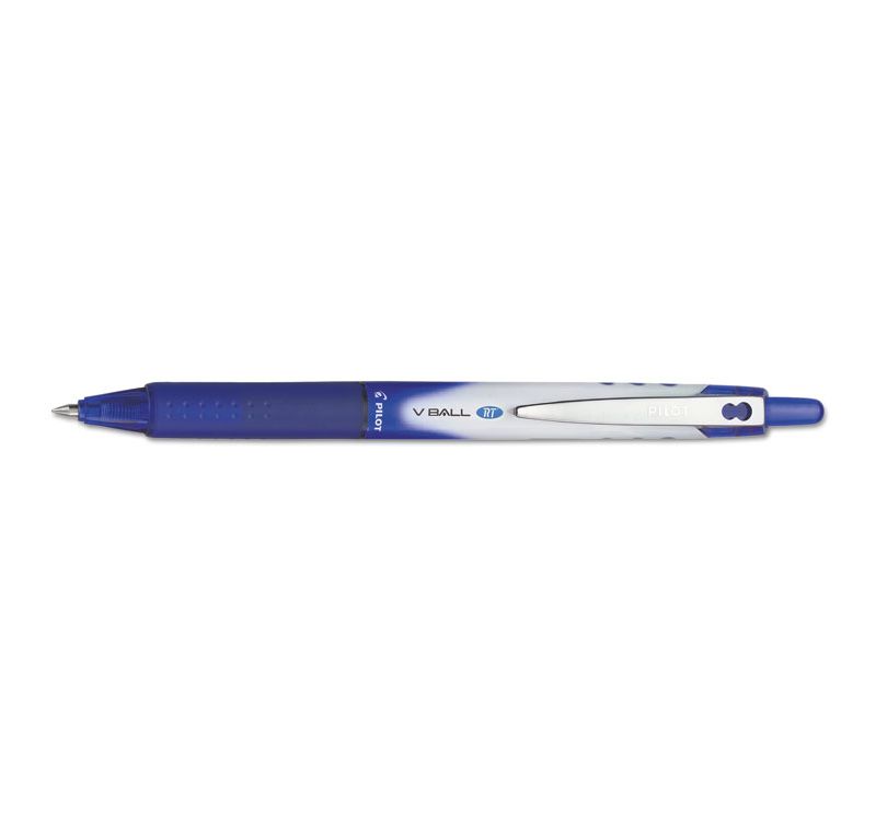 Pilot VBall RT Liquid Ink Retractable Roller Ball Pen Blue Ink .5mm 26107