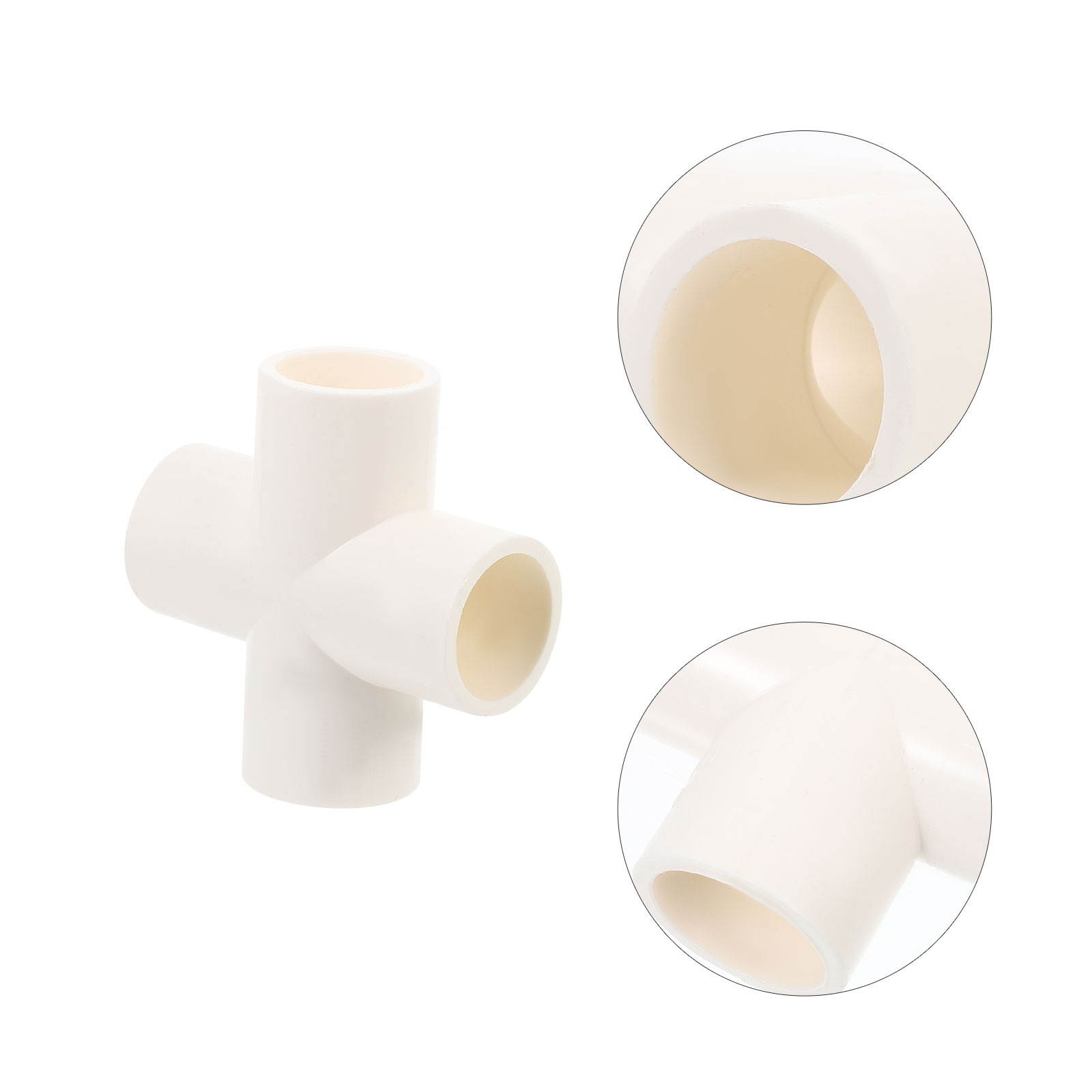 4pcs Pipe Fitting Premium High Quality Prime Durable Sturdy Pipe Fitting Adapter Pipe Connector for Tube Water Pipe