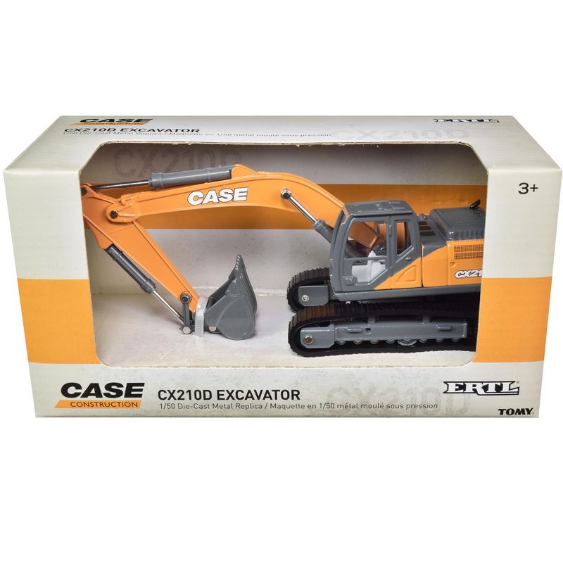 Case CX210D Excavator "Case Construction" 1/50 Diecast Model by ERTL TOMY