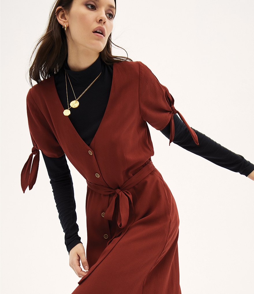 Sanctuary Essentials Turtleneck Rib Knit Top