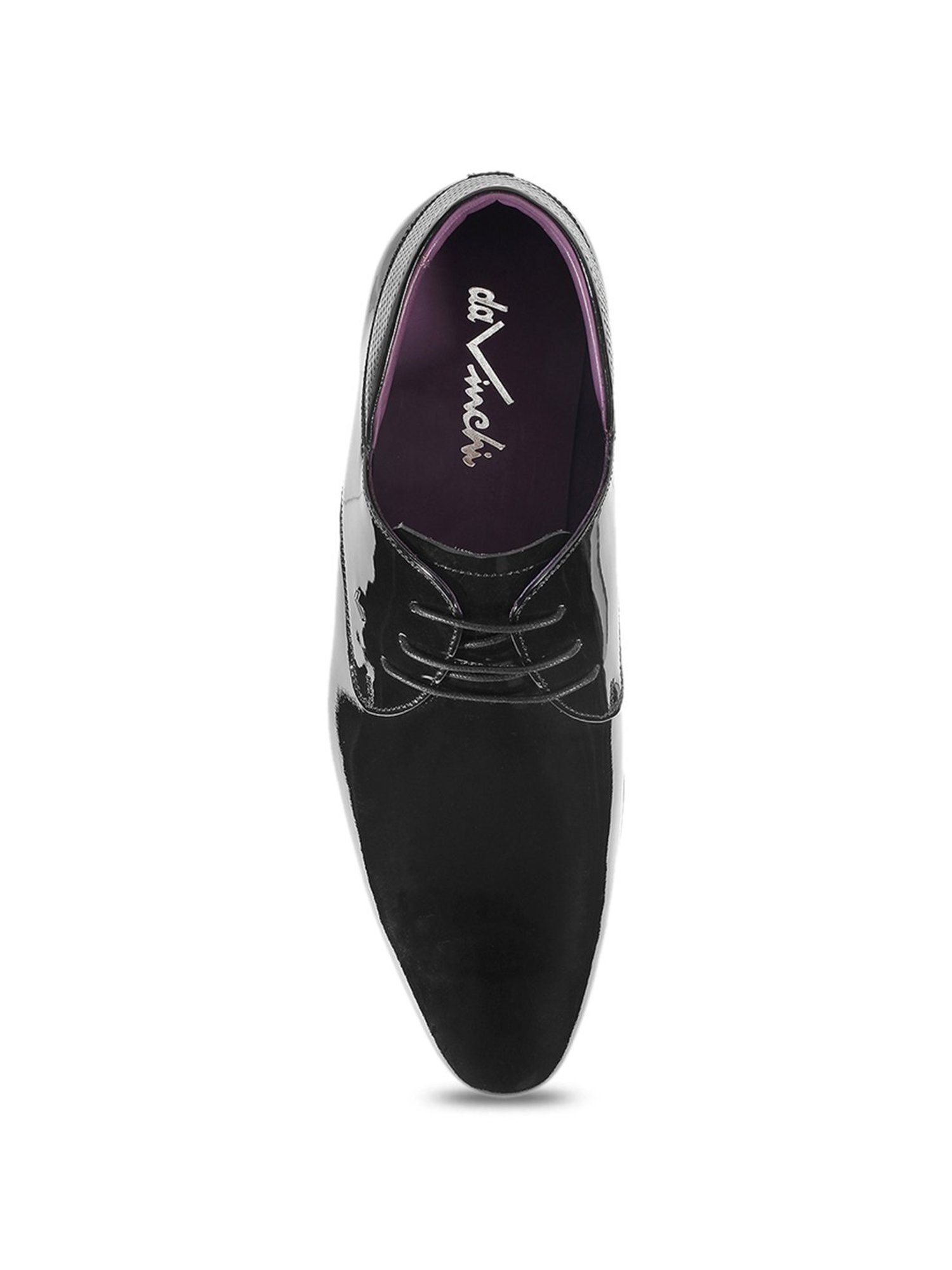 Da Vinchi by Metro Men's Black Shoe Lace-up