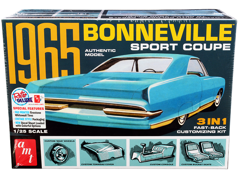 Level 4 Model Kit 1969 Pontiac GTO 2-in-1 Kit 1/24 Scale Model by Revell