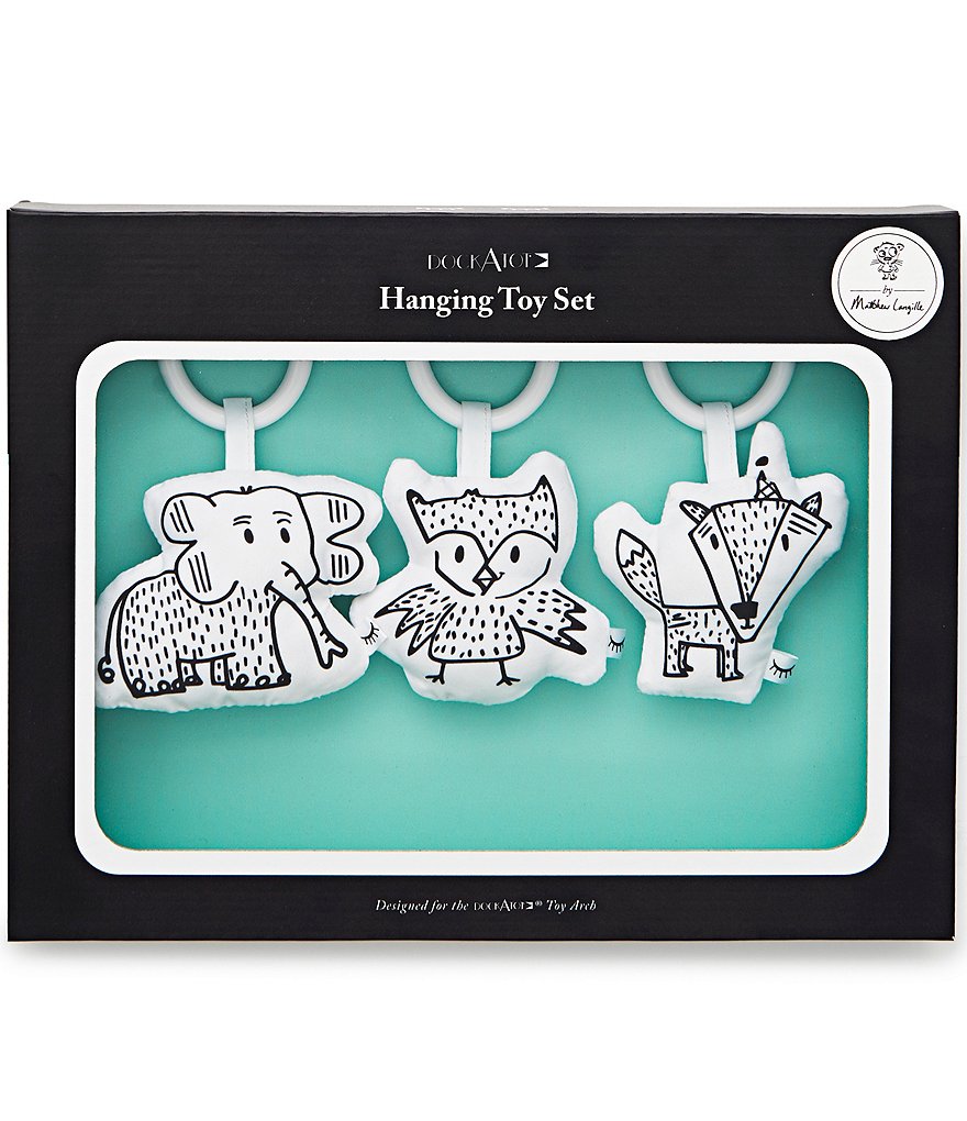 DockATot 0-8 Months Cheeky Chums Toy Set for Mobile Toy Arch