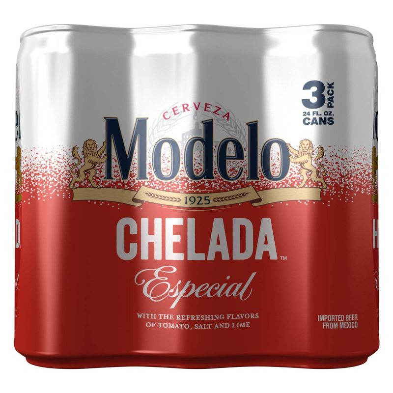 Modelo Chelada Especial Beer - 3pk/24 fl oz Cans